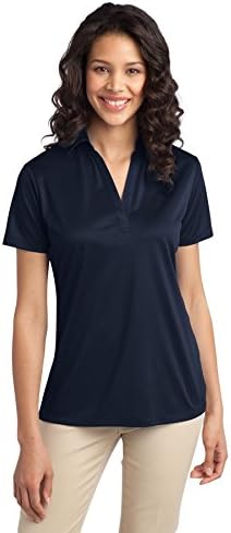 Port Authories Ladies Silk Touch Performance Polo, mornarica, XL