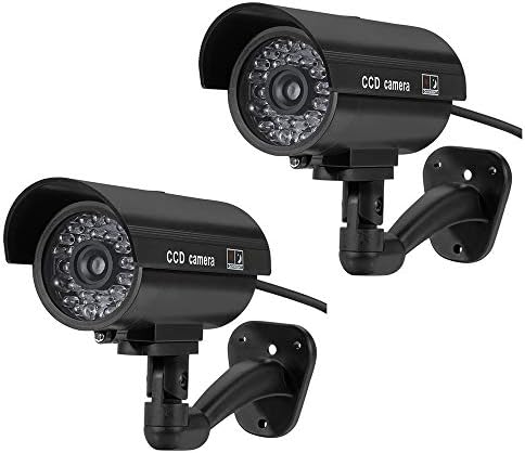 Fuers lažna kamera, TL-2600 vodootporni vanjski/zatvoreni sigurnosni lutki za simulaciju metaka s treperavim LED svjetlom,
