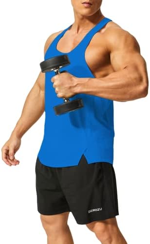 Demozu muški y leđa Stringer tenk gornji bodybuilding mišićni trening atletski trčanje plaže teretana tenk gornji dio 3 paket
