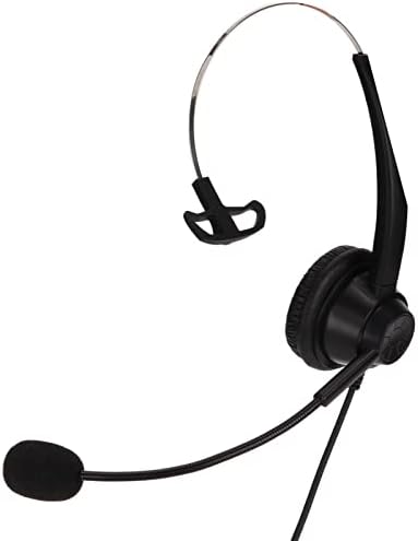 Vifemify telefonske slušalice RJ9 utikač za prilagodbu crne volumene jednostrane poslovne slušalice za uredske centre Uredi
