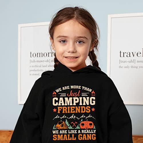 Prijatelji kampiranja mališana - cool majica s kapuljačom s kapuljačom - grafička dječja kapuljača