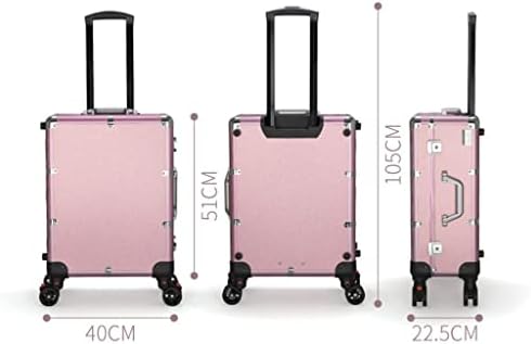 XMTXzym ružičasta šminka kućišta LED svjetlost kozmetika kozmetika za putnički pribor za skladištenje kozmetika ljepota lady