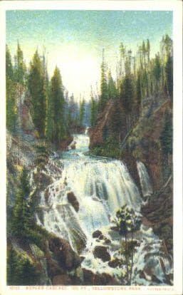 Yellowstone Park, razglednica u Wyomingu