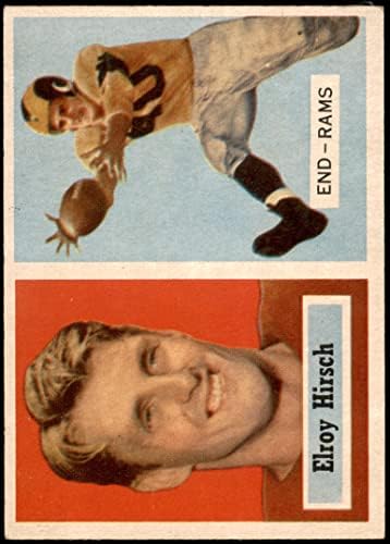 1957. Topps 46 Elroy Hirsch Los Angeles Rams Ex/Mt Rams Wisconsin/Michigan