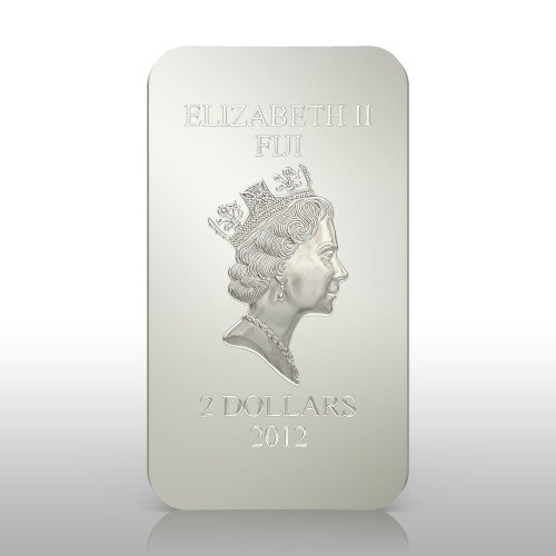 2012 FJ FIJI FIJI Otoci - $ 2 - pravoslavna svetišta - Mojsije - 1oz Limited Silver Coin Set - Srebrni novčić - 2 USD necirkulirani