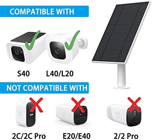 Punjenje solarne ploče od 6 vata kompatibilno je samo s 940 / 920 / 940 / 3 / 3, s vodootpornim kabelom za punjenje od 13,1