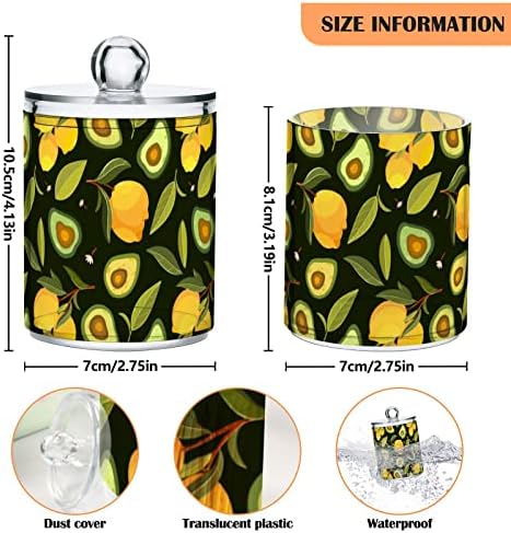 INNEWGOGO limunov avokado grane 2 pakiranje pamučnog vrpca za objekt lopte Organizator plastične jasne staklenke s poklopcima
