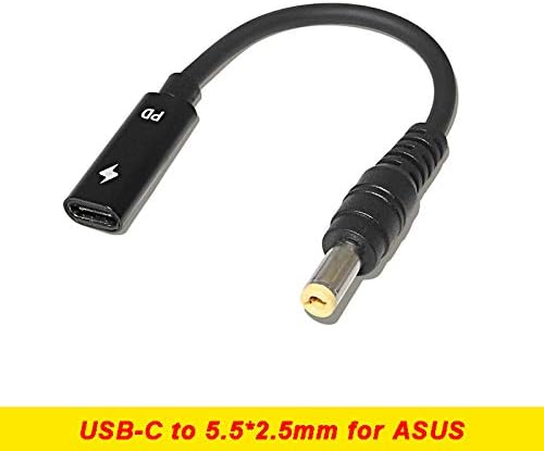 USB C Tip C Ženska do DC 4,5 * 3,0 * 7,4 * 5,0 * 4,0 * 1,7 * 5,5 mm Adapter Adapter mužjaka mužjaka za kompatibilan s Lenovo