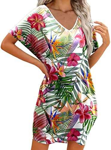 Ženske ležerne haljine Ljeto - majice haljine za žene plus veličine s džepovima