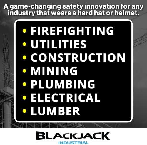 Blackjack Industrial BJI001 tvrdog šešira za prednja svjetla | Odgovara svim tvrdim šeširima i kacigama | Toplinski otporan