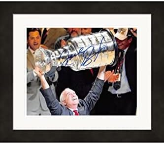 Skladište autografa 618436 Joel Quenneville Autografirani 8 x 10 in. Fotografija - Chicago Blackhawks trener Stanley Cup