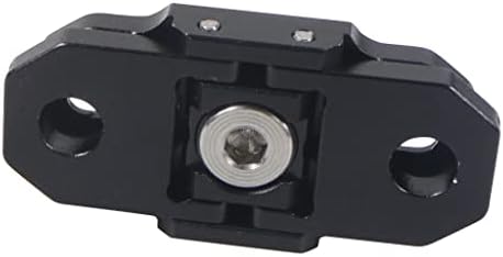 Feichao 1/4 magnetska preklopna baza adapter za nosač utora s dvije kartice M3 Udaljenost rupe vijaka 15 ~ 27 mm za fotografski
