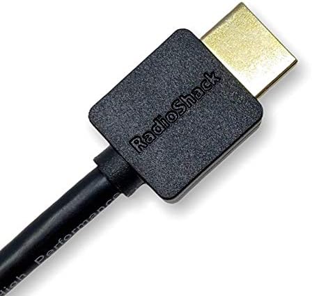 Radioshack HDMI kabel s velikim brzinama od 6 stopa s Ethernet - Podržava 4K Ultra HD, 3D, kontrola povrata zvuka, HDMI Ethernet