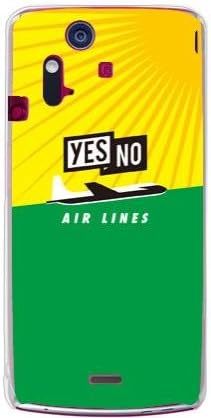 Yeano Yeno Air Lines Yellow x Green / For Xperia acro IS11S / Au ASEXCR-PCCL-2011-N141