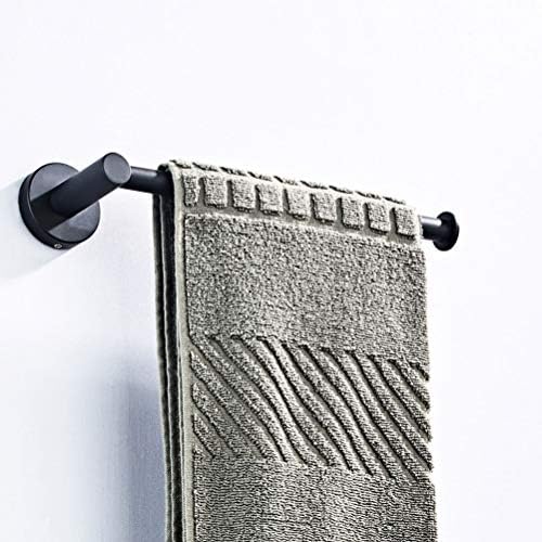 Doitool stalak za ručnike, 1pc crni zid- montirani ručnički nosač kreativni multifunkcionalni držač za skladištenje ručnika