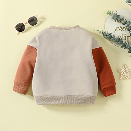 Maličja novorođenčad Pisma ispisuje odjeću dječaci duksericu pulover hoodie vrhovi Dječji podrumci dečki 2T