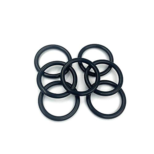 Nitrilni guma O-prstenovi, 26 mm OD 1,5 mm širina, metrička buna-n slavina O-prstenovi okrugla brtva za brtvljenje crno 50