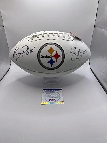 Kenny Pickett Trubisky Pittsburgh Steelers potpisao je autografirani nogometni PSA CoA - Autografirani nogomet