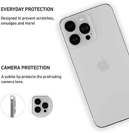 Peel Ultra tanki iPhone 14 Pro Max futrola, Clear Hard - Minimalistički dizajn | Brendiranje besplatno | Štiti i prikazuje