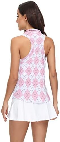 Trendimax ženska kratka/dugi rukav golf polo majica pola zip suhih fit atletskih treninga tenk vrhovi