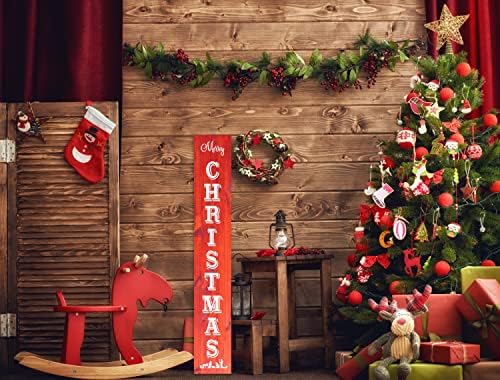 Božićne šablone za slikanje na drvenu za višekratnu upotrebu, 37 PCS, veliki božićni šabloni set: Sretan Božić, pustite snijeg,