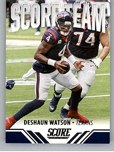 2021 SCORE SCORE TEAM 12 Deshaun Watson Houston Texans NFL nogometna trgovačka karta