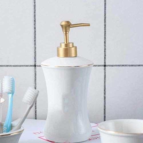 Dizalica boca s bocama od šampona Hemoton Tower, keramičke prazne losionske pumpe za pumpe za kupaonice, spremnici za sapun,
