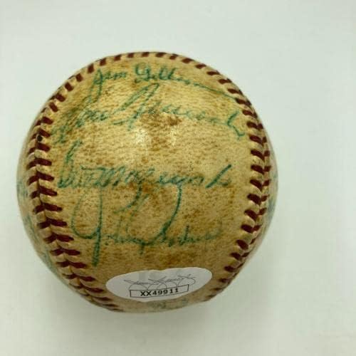 1959. Willie Mays Hank Aaron Gil Hodges Hall of Fame Multi potpisan bejzbol JSA - Autografirani bejzbol