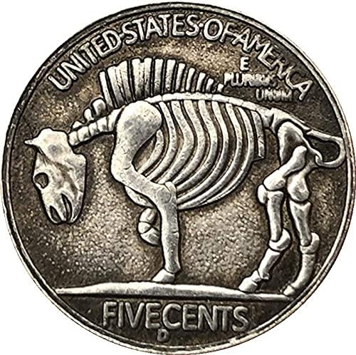 21 mm Antique Coin Us Baourus požurio je 1937d zanata 29Coin kolekcija Komemorativna kovanica