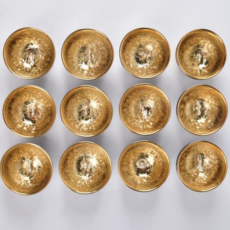Madi Kay dizajnira luksuzni zlatni srebrni čaj od čajnog čaja set jednostruka šalica kung fu čaj set Zodiac Master šalica