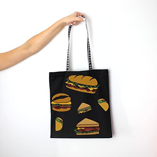 Finstinspire FastFood šablona za slikanje 11,7x8,3 inča šuplje hamburger sendviči s šablonom zanatske šablone plastične kućne