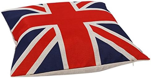Huacel British Vintage stil Union Jack zastave jastuk jastuk pamučna posteljina kvadratna ukrasna jastučna jastuka Poklopac