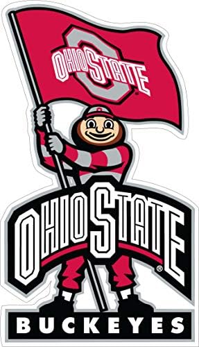 Naljepnice Sveučilišta Ohio State NCAA Ohio State University Buckeyes s zastavom naljepnica vinil za bamp za automobil, kacigu,