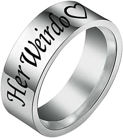 3 komada prstena set jednostavni titanij čelični prsten ženski prsten crtani crtić Slatki nakit prsten