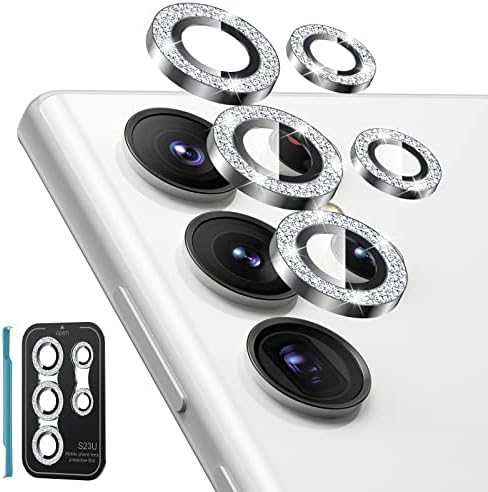 Goton za Samsung Galaxy S23 Ultra Zaštitna folija za leća, npr. na fotoaparatu, zaštitna navlaka za dodir s metalnim staklima