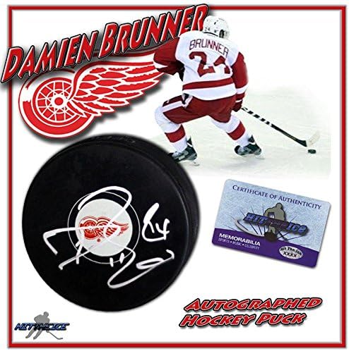 Damien Brunner potpisao je Detroit Red Kings s autogramom koa-NHL Paka