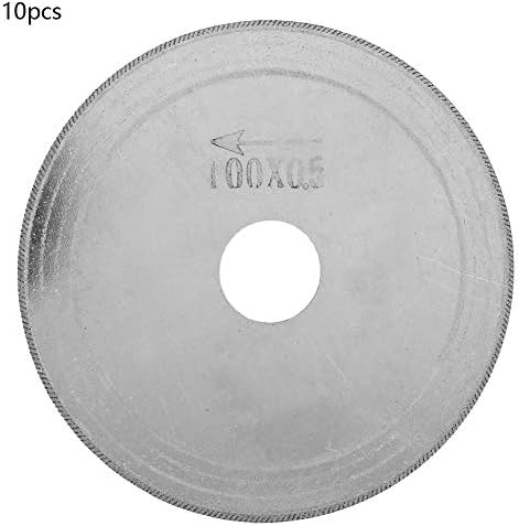 Walfront 10pcs Disc Disc Disc Disk Whee 100 mm ultra tanki dijamantni disk za rezanje za žad Precizno kameno staklo, mljeveni