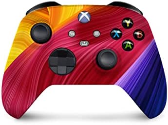 Supping Design Sažetak šareno kože Kompatibilno za Xbox Series X Konzola za uvijanje kože i dvije kože Kontrolera, Xbox X