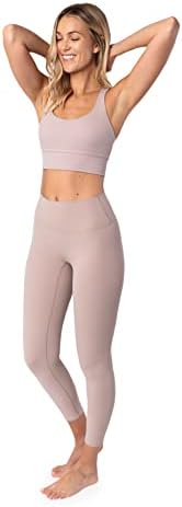 Glow Athletica Women's Buttery mekane mekane gamaša s visokim strukom - Profil za čučanj 7/8 dužine joga hlače
