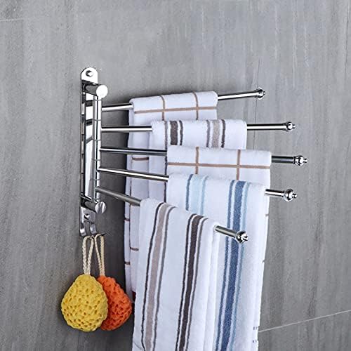 -Solf ručnika stalak od nehrđajućeg čelika Polica za kupaonicu Besplatna instalacija toalet rotirajući nosač za kupaonicu