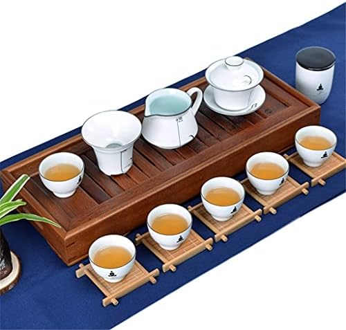 Lkyboa 9pcs/set bijeli porculan kung fu set set keramike zen čajnike gaiwan kineski čaša čaša set čajnog čajnika i čajnik