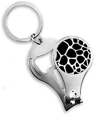 Žiraffe životinjski art zrno ilustracija uzorka noktiju za nokat ring ring lanac za otvarač boca za bočicu
