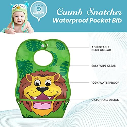 La Baby Crumb Snatcher Vodootporni džep Veliki dizajn, sve džep, 4-pack