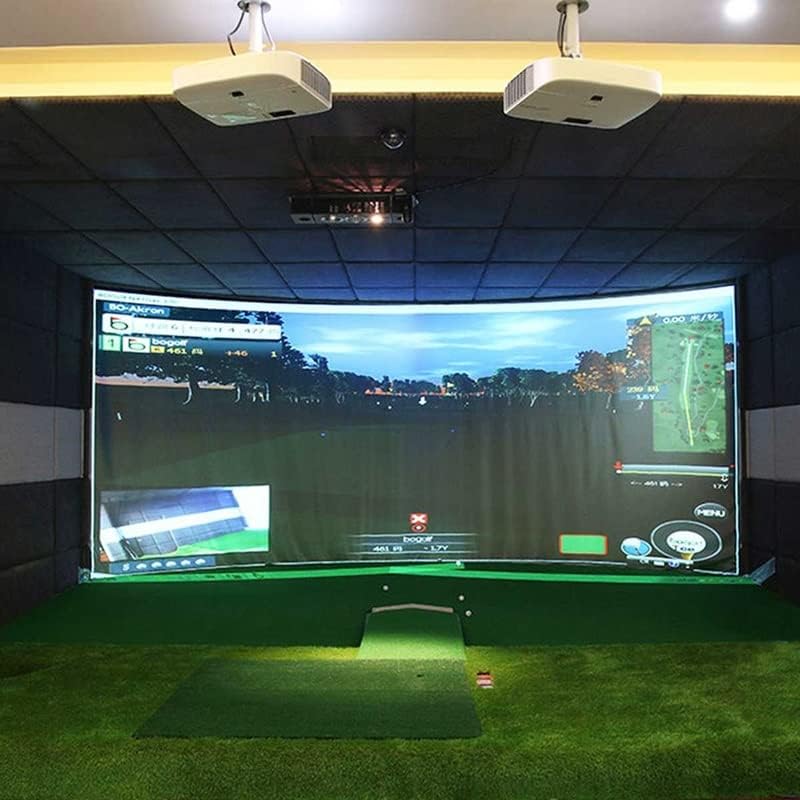 Liruxun golf lopta simulator utjecaj zaslona zaslon zaslon unutarnja bijela tkanina materijal golf vježba golf meta cilja