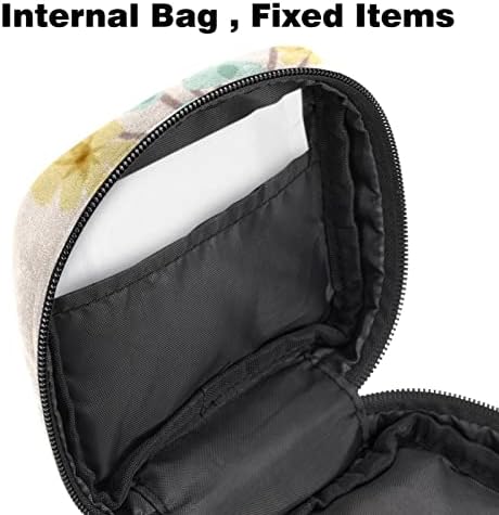 Torba za pohranu higijenskih uložaka za kupnju, prijenosne vrećice s patentnim zatvaračem za višekratnu upotrebu za menstrualne