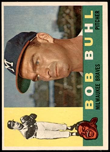 1960. Topps 374 Bob Buhl Milwaukee Braves nm Braves