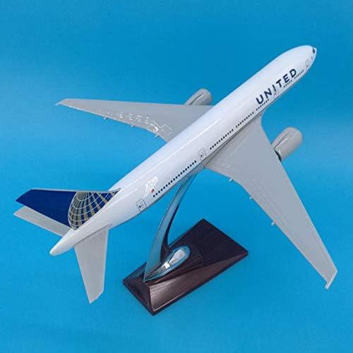 32 cm Boeing B777 United Airlines Airlines Model Aircraft Model Igračka zrakoplova die-zgužvane plastične legure Zrakoplov