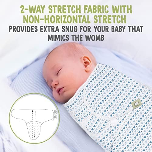 Organske dječje vreće za spavanje i snop dječjeg zavara - Ergonomska vreća za spavanje za bebe - Dojenčad Swaddle vreće za