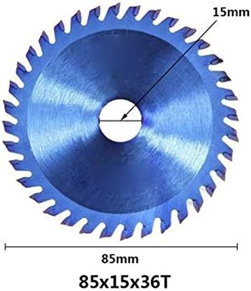 FANTIPPOPRO 24/30/36 Zubi Kružna pila Nano plava premaza Disk za rezanje drva 10/15 mm, 85 x 10 mm, plava - 36T