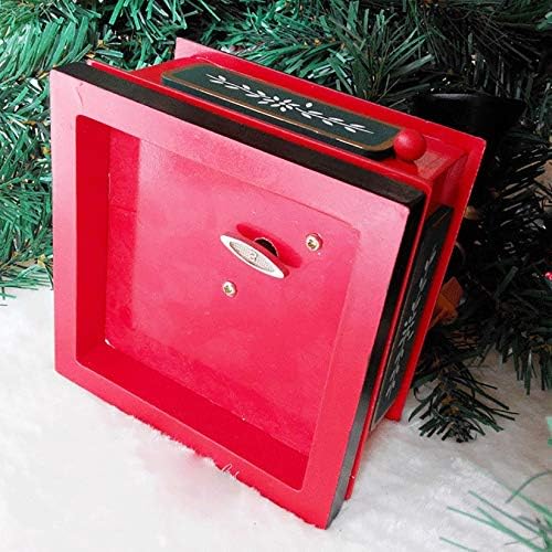 Tazsjg božićni ukrasi drvena muzička kutija Music Box Dekoracija spavaća soba kuća za ukrašavanje glazbene kutije